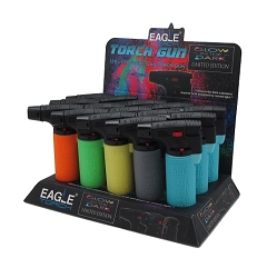 Eagle Torch Glow in the Dark Colored Torch Lighters 15ct Display Box PT101GD